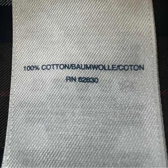 Lands End Men’s No Iron Traditional Fit Long Sleeve Plaid Shirt - Picture 12 of 16